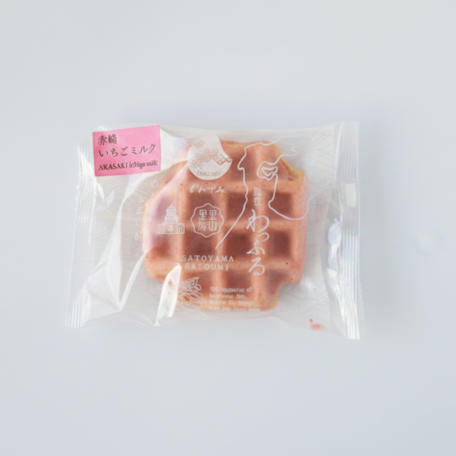 能登わっふる　　赤崎いちごみるく