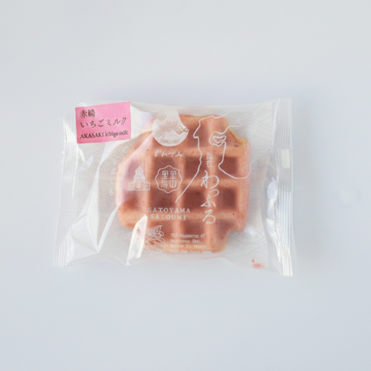 能登わっふる　　赤崎いちごみるく